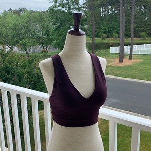 Born Primitive The Double Cross Sports Bra Plum